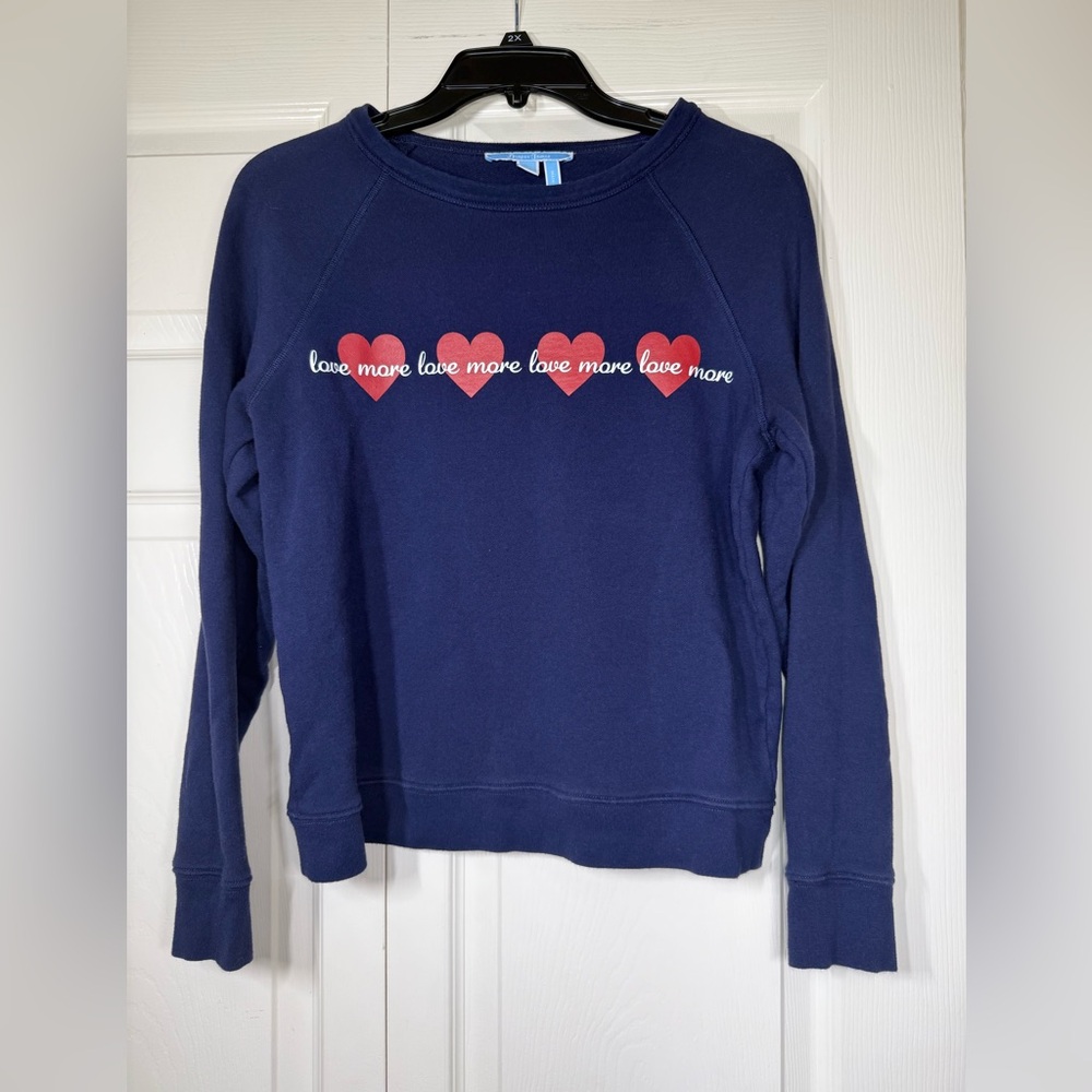 Draper James Women’s Love More Pullover Sweatshirt Top